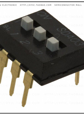 SDA03H1BD【SWITCH SLIDE DIP SPST 25MA 24V】