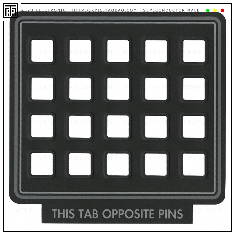 88-201【CLEAR OVERLAY FOR 20 KEY KEYPAD】