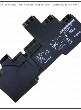 1860200-1【RELAY SOCKET 8 POSITION DIN RAIL】