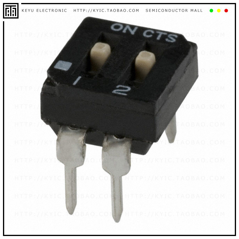 209-2MS【SWITCH SLIDE DIP SPST 100MA 20V】