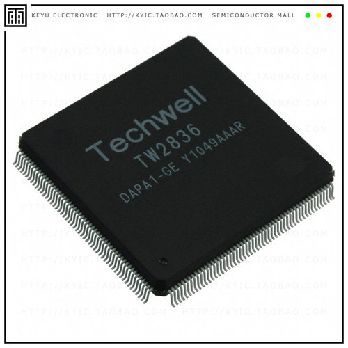 TW2836-PA1-GE【IC VIDEO CTRLR 4 CHAN 208PQFP】