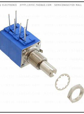 81A2A-B24-D15/D15L【POT 10K OHM 1/4W PLASTIC LOG】