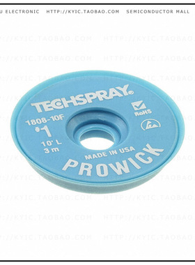 1808-10F【DESOLDER BRAID ROSIN 0.035' 10'】