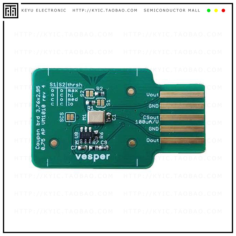 PMM-3738-VM1010-EB-R【MEMS PIEZO MICROPHONE EVALUATION】