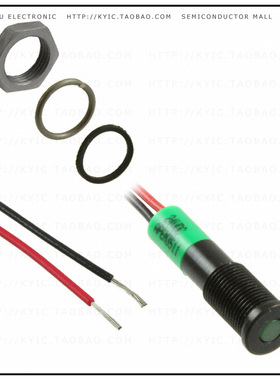 Q6F3BXXG24E【LED PM INDICATOR FLUSH GRN】