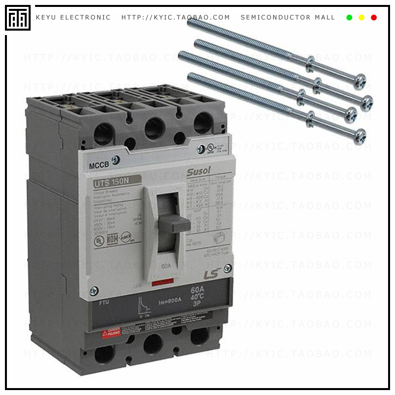 UTS150N-FTU-60A-3P-LL-UL【CIR BRKR THERM 60A 600VAC/600VDC】