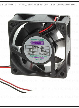 F6025X12B-RSR【FAN AXIAL 60X25MM 12VDC】
