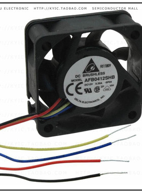 AFB0412SHB-SP04【FAN AXIAL 40X15MM 12VDC WIRE】