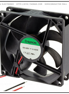 GE92254B1-000U-AE9【FAN 92X25MM 48VDC IP68 75CFM】