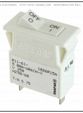 R11-61-5.00A-W06CH-V【CIR BRKR MAG-HYDR 5A ROCKER】