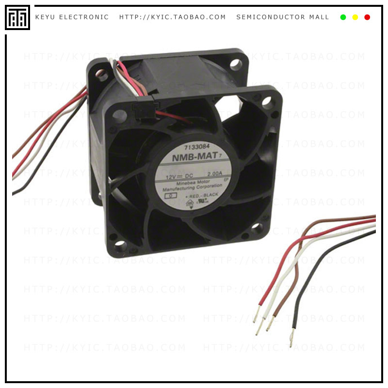 06038DA-12S-EU-D0【FAN AXIAL 60X38MM 12VDC WIRE】