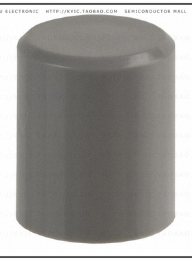 F0204【CAP PUSHBUTTON ROUND GRAY】