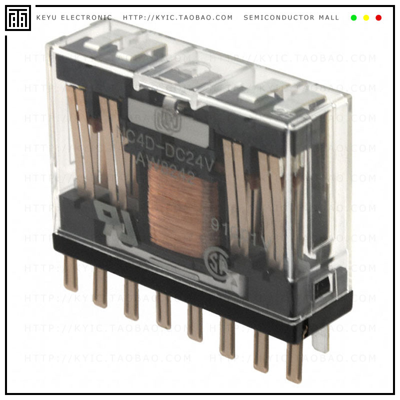 NC4D-DC12V【RELAY GEN PURPOSE 4PDT 5A 12V】