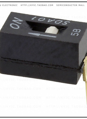 SDA01H0BD【SWITCH SLIDE DIP SPST 25MA 24V】