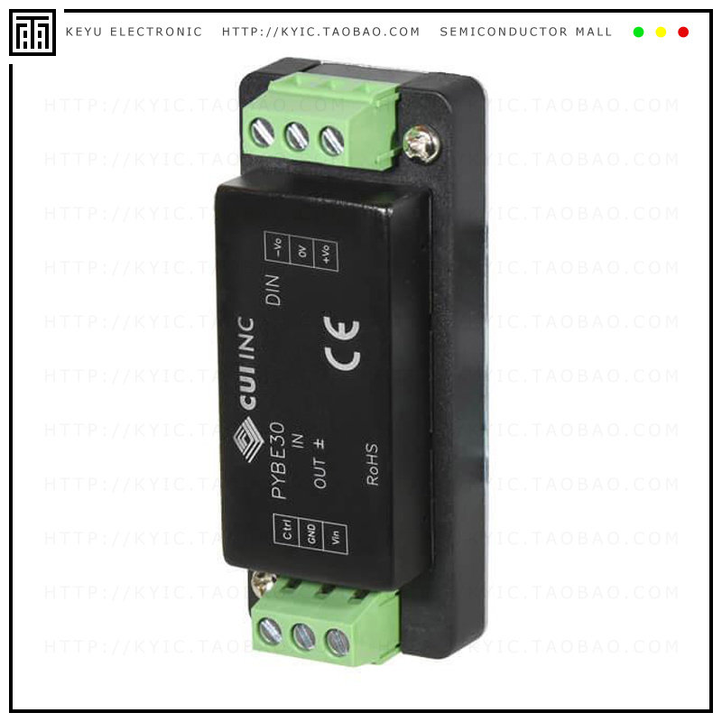 PYBE30-Q24-D12-DIN【DC-DC ISOLATED 30 W 9-36 VDC】