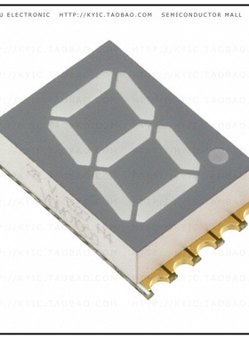 VDMO10C0【DISPLAY 7SEG 10MM SOFT ORNG C.C.】