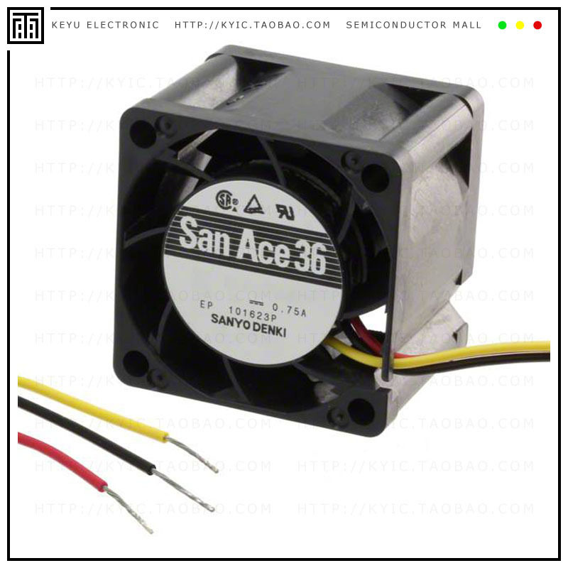 9GV3612P3G03【FAN 36X28MM 12VDC VANE TACH PWM】