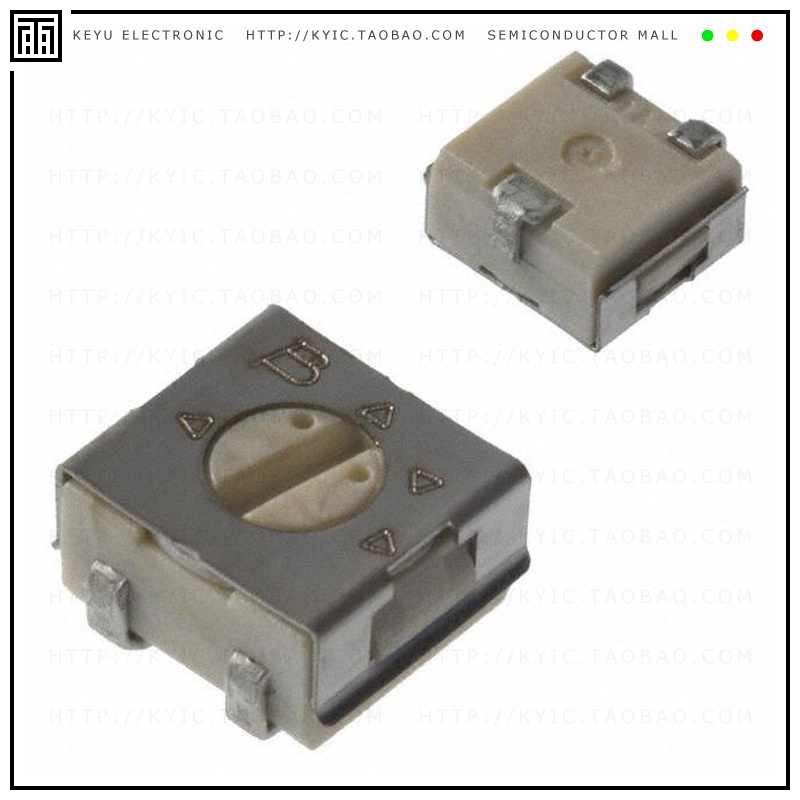 3314J-2-105E【TRIMMER 1M OHM 0.25W J LEAD TOP】