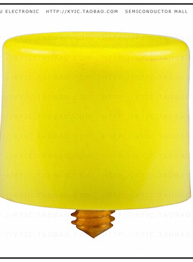 AT407E【CAP PUSHBUTTON ROUND YELLOW】