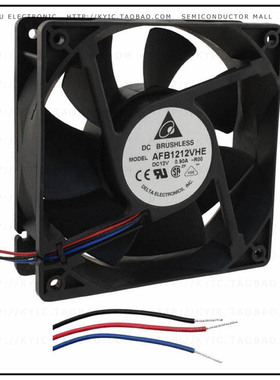 AFB1212VHE-R00【FAN AXIAL 120X38MM 12VDC WIRE】
