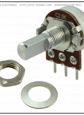 P160KN-0FC18C2K5【POT 2.5K OHM 1/10W PLASTIC R-LOG】