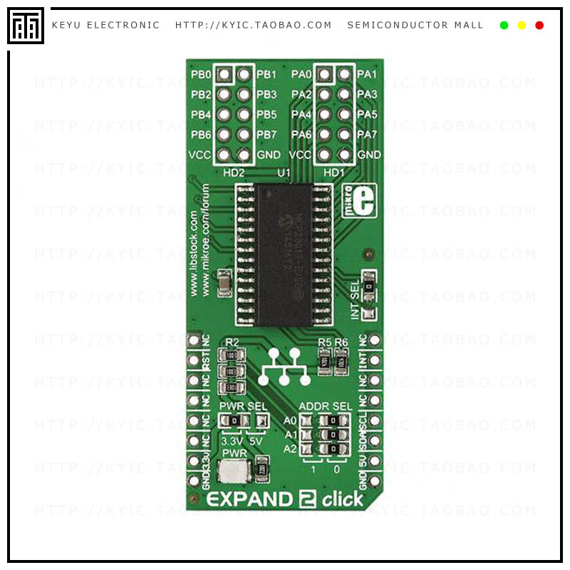 MIKROE-1838【DEV BOARD EXPAND 2 CLICK】