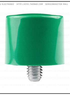 AT414F【CAP PUSHBUTTON ROUND GREEN】