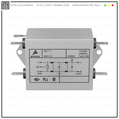 B84113C0000B060【LINE FILTER 250VDC/VAC 6A CHASS】