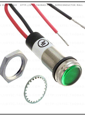 6561206303F【LED 1/2' FLAT GRN 28VDC LEAD】