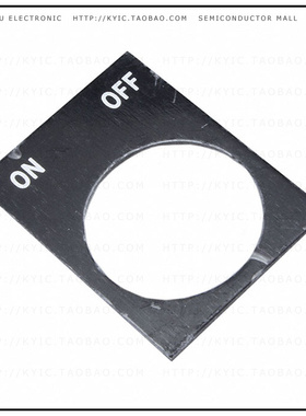 2LP46【LEGEND PLATE 22 MM OFF ON】