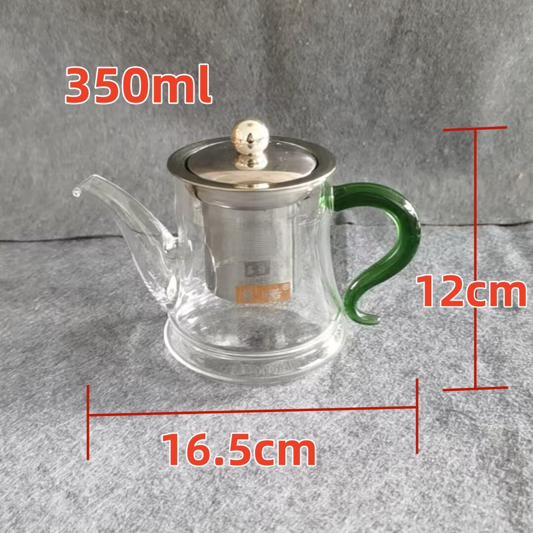 玻璃茶壶泡茶器家用花茶功夫沏茶专用耐热过滤冲茶具单壶清仓捡漏
