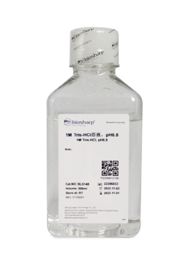 白鲨 Biosharp BL514A 100ml BL514B 500ml 1M Tris-HCl溶液pH6.8