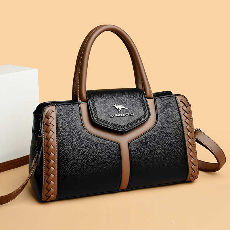 轻奢小众高级感真皮包包女款大容量2024新款复古牛皮手提女式斜挎