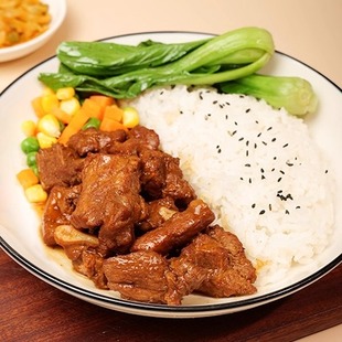 粮农星厨红烧排骨200g料理包外卖商用成品快餐盖饭预制菜加热速食