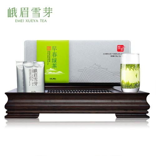 2026新茶 峨眉雪芽 早春绿茶108g茶叶送礼绿茶礼盒