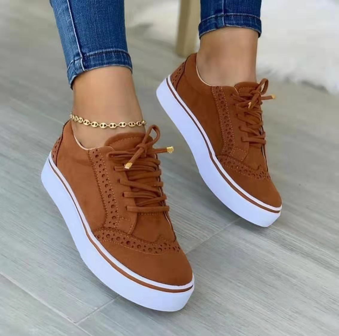 Sneakers Women 2023 New Flat Casual Sneaker Spring Fashion V