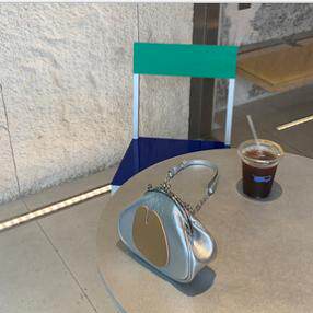 配银链白色MargielaMm11斜挎包