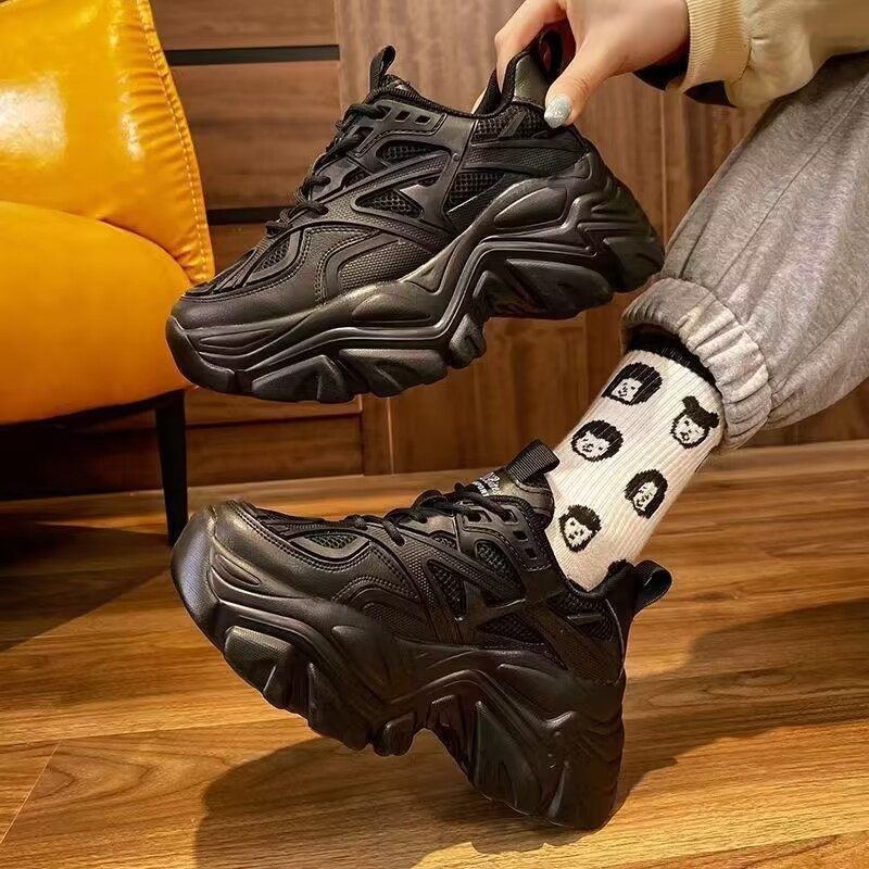 四季青广州十三行即墨老爹鞋女ins2025春新款网面透气运动休闲鞋,女鞋,时尚休闲鞋,淘宝优惠券,粉丝福利购,淘宝优惠卷