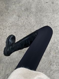 外穿高腰弹力收腹提臀显瘦打底裤 韩国黑色鲨鱼裤 女春秋2025年新款