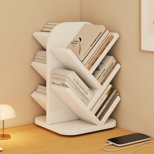 书架客厅一体靠墙转角书架实木树形窄款儿童书柜可旋转落地置物架