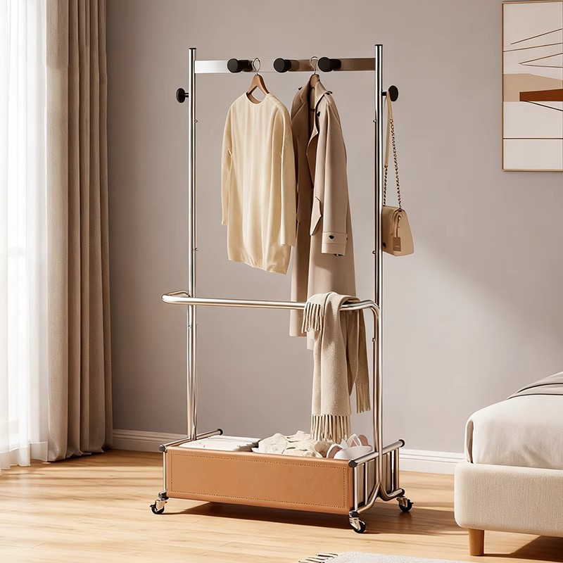 落地挂衣架卧室不占空间可移动