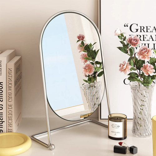 ins风复古铁艺台式化妆镜