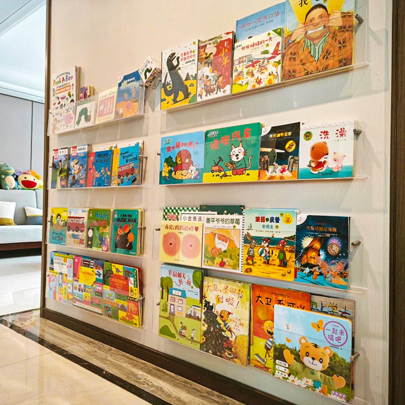 书架上墙门后一体壁挂免打孔