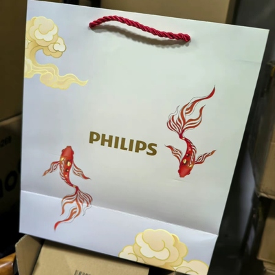 飞利浦礼品袋锦鲤袋适合剃须刀/装电动牙刷/筋膜枪手提袋纸袋子