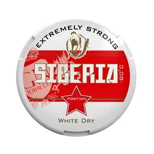 Siberia -80 ℃ White Dry Regular Snus Chew Bags