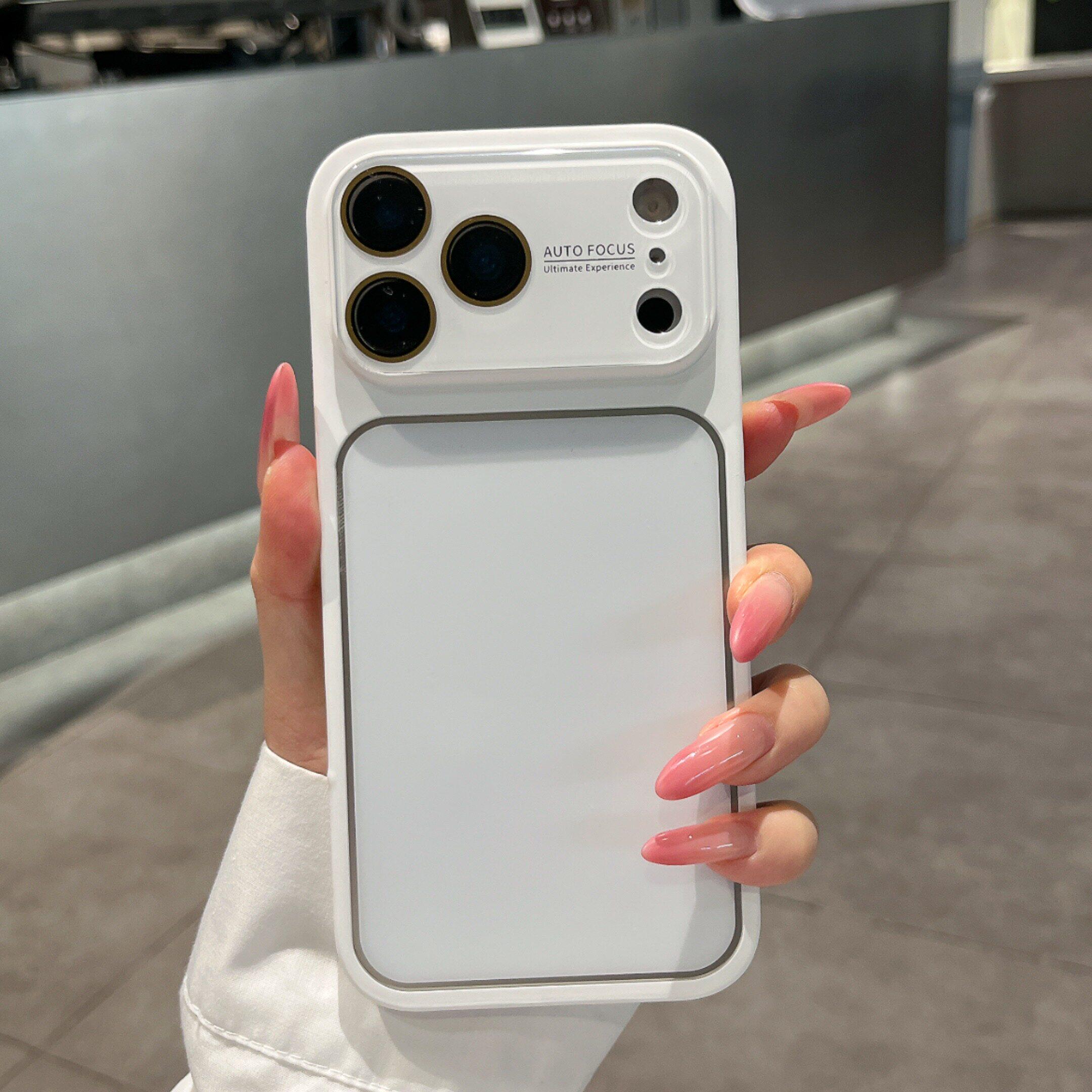 银边拉丝镭射大视窗iPhone17壳