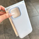 纯色简约二合一放照片果冻壳适用iPhone16Pro手机壳软磨砂苹果15ProMax新款 13Pro硅胶14pm保护壳 防摔12男女款