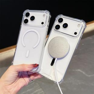适用iphone17promax亚克力透明磁吸手机壳苹果16pro新款17Air全包防摔13保护套12高级感15plus保护套14简单壳