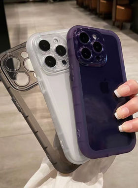暗夜紫色新款iphone13软14ProMax潮苹果14手机壳12情侣xr女11硅胶