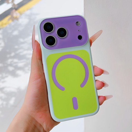 磁吸大视窗iPhone多巴胺手机壳